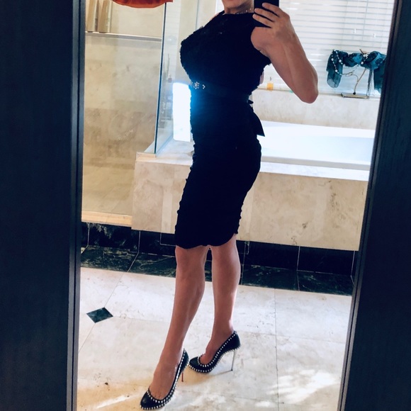 Rickie Freeman for Teri John Ribbon Ruched Dress - Picture 9 of 10